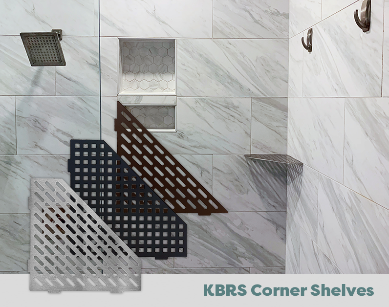 KBRS Corner Shelves  KBRS Shower Systems