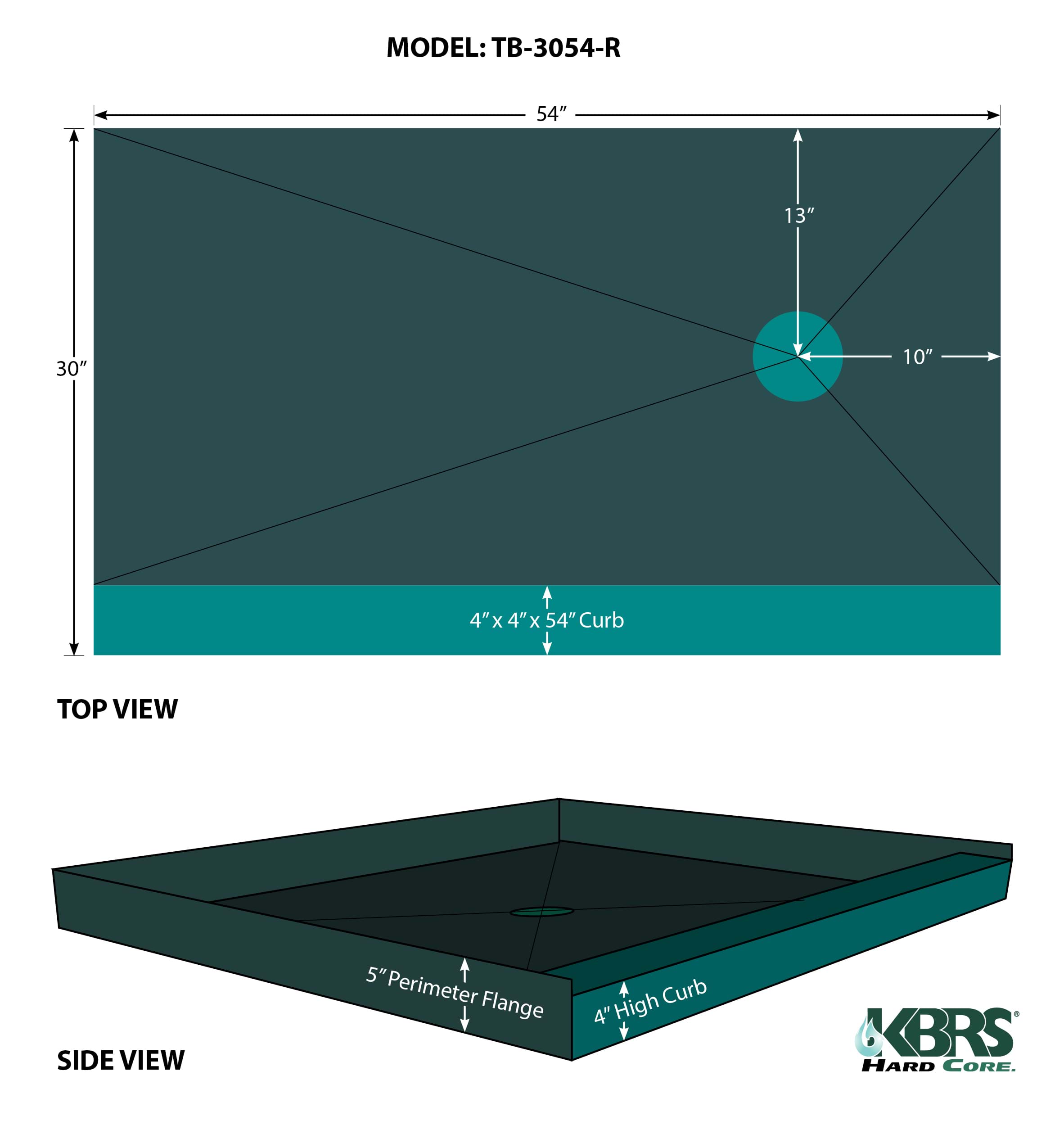 Register Kbrs Point Drain Tile Basin® : Shower Pan, Waterproofing Products – TFLMXN
